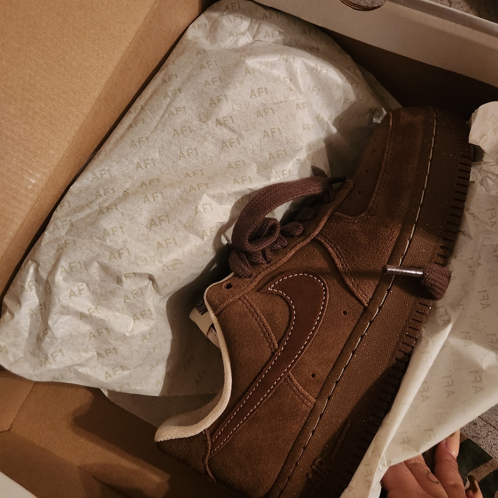 Chocolate air force 1s